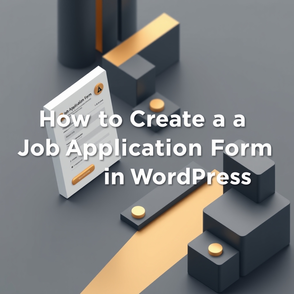 How to Create a Job Application Form in WordPress